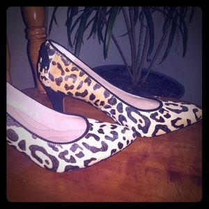 Corset back Leopard print 👠 heels